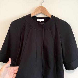 Black 3/4 sleeve Calvin Klein jacket size XS